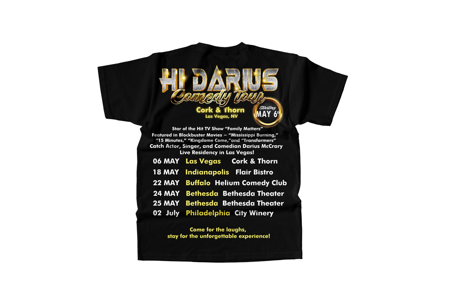 Hi Darius Tour Shirt